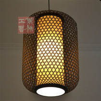 Wanhong Craft] Bamboo crafts Japanese chandelier living room lamp dining room lamp WDLD101