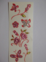 Bicolor shiny shiny onion powder tattooed with butterfly tattoo patch flowers tattooed with waterproof tattoo patch with arm tattoo patch