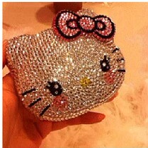 Makeup mirror jelly drill stick diy material set KT cosmetic mirror material bag stick stick hand finished finished