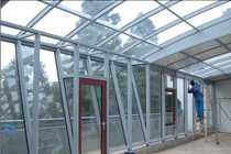 Steel structure sun room-tempered glass sun room-terrace-broken bridge aluminum doors and windows-casement windows