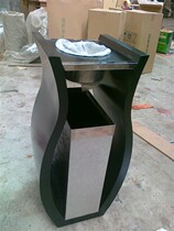 Luxury bottle-style hotel trash bin trash box hotel property trash bin large creative ash bucket promotion