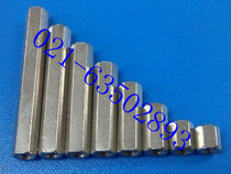 Nickel-plated double-pass hexagonal double-through column hexagonal support column copper-plated copper-plated (M3) 100 1 pack