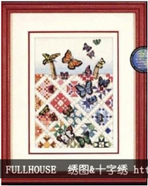 Cross stitch electronic image redraw source file-DIM-06927 Butterflies butterfly