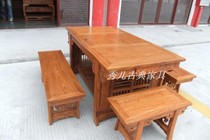 Manufacturers special price to sell an African yellow flower pear general tea table to send an electric magnetic furnace set