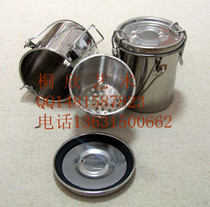 Stainless steel brush holder oil painting brush bucket brush brush holder straight trumpet