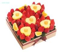 Beijing Guozhiyuan Dragon Boat Festival Strawberry Bouquet Creative Gift Fruit Bouquet Flower Basket Gift Fruit Basket Birthday