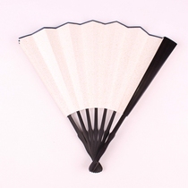  One foot ebony folding fan 10 inch male fan Mahogany literati elegant fan Authentic Suzhou craft cultural play fan