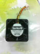 Original Japan Sanyo 4015 9A0412J7D03 DC12V 0 11A three-wire double ball cooling fan