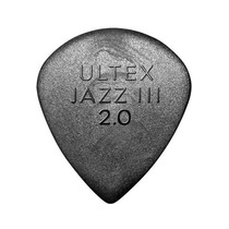 Deep instrument Dunlop Ultex Jazz3 rhino style speed playing guitar pick 2 0mm Black