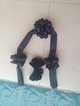 Black yarn portrait special black yarn photo black ball 12 inches one meter long 40