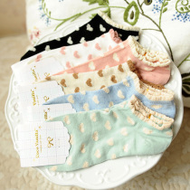 Special Price Day Single Spring Summer New Boat Socks Love Full Cotton Socks Socks Spring Fall Short Socks Pure Cotton Boat Socks Woman