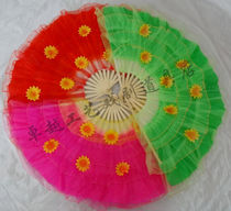 Dance Fan Dancing Fan Square Dance Fan Shoots Fan fan 1 ruler 2180 degrees with flower yarn fan