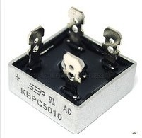 Ultrasonic dedicated bridge KBPC5010 50A 1000V square bridge rectifier Bridge stack Silicon bridge rectifier