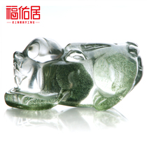 Fuyou Residence Green Ghost leopard Pendant Polyppot Full Basin Full Basin Natural Crystal Pendant Pendant