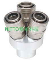 Hot Japanese INCO INCO precision steel self-locking pneumatic joint three-way three-fork pneumatic joint
