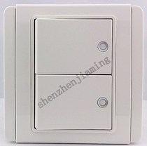 Schneider chwins E3000 Metrowhite series two single-control fluorescent switches