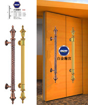 Eurostyle wooden door big door handle 160 hotel KTV handle stainless steel titanium gold rose gold glass door handle