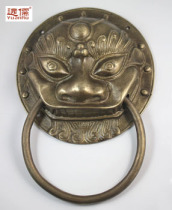 Far Confucianism Chinese antique big door ring pure copper animal head lion head YRH0141 retro classic thick style big handle