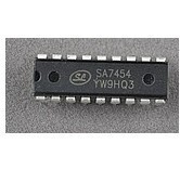 100% BRAND NEW ORIGINAL Liquid Crystal Color Electric Companion Sound Output Amplifier SA7454 DIP-18 feet