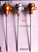 Factory price direct selling all kinds of thermocouple temperature sensor gold pair head K type WRNK-131