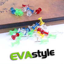 10 high - quality color plastic transparent character nail decoration map enterprise unit announcement to fix large head nails