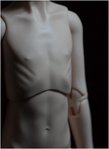 Ghost Qi human type]Smart 1 4 double joints 4 points segmented male body(MSD size BJD doll)