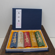 Old Hu Kaiwen Hui ink]Multicolored dragon boutique ink (Hui Shexian Old Hu Kaiwen ink ingot ink strip ink block color ink