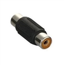 Single Lotus female turn single Lotus female AV pair joint single Lotus female straight plug extension joint 0 5 yuan 1