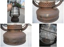 The Republic of Germany can import old horse lamp with three hoops in large Germany the time coffee lamp fire signs copper good word