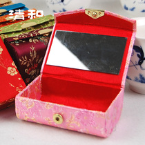 Qinghe Chinese style Guzheng nail bag square with mirror Guzheng nail tape storage color random