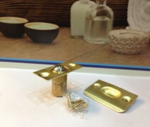 Copper beadball wooden door bumper spring door bumper bead closed door suction invisible door top bead door bayonet lock