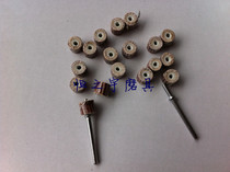 Handle with handle impeller handle leaf wheel Louver grinding head impeller wood carving fine polishing 8*8 * 3mm emery cloth polishing grinding head