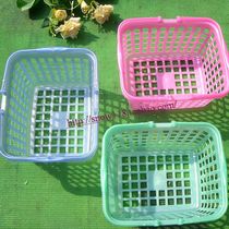Special wholesale 1 kg square basket color portable plastic fruit basket bayberry basket Strawberry basket Cherry basket picking basket