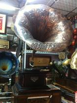  (Physical online store)Vinyl old phonograph Old-fashioned hand-cranked phonograph Antique phonograph Big horn phonograph