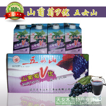 Wunu Mountain grape V excellent drink 500ML a bottle of 12 bottles of summer cool drink