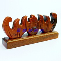 Redwood pen resting bat pen holder chicken wing wood pen holder paperweight stand sandalwood town ruler Pen rest pen pen frame Mountain