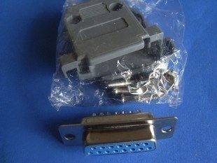 Physical store DB15 hole shell DB15 female head with shell 2 rows 15 core female head with shell