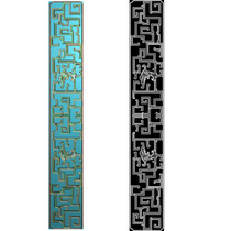 Bat Fuqing top cabinet Cabinet wardrobe Sky board size 157*541 engraving figure sculpture figure relief figure gray scale