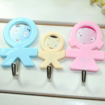 Creative Powerful Cartoon Cute Stick Hook Three-Mouth Home Clothes Hook A Three-Mouth Home Hook 3 Clothing