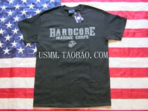 272-(spot) USMC US Marine Corps military T-shirt: HARD CORE