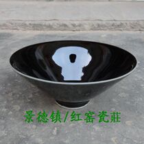 Jingdezhen Cultural Revolution Factory goods Ceramics Ujin Glaze Bucket Hat Tea Cup Pu-erh Tea Brewand old Jianguo porcelain factory Property Baer