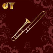 Golden Musical Instrument Sub-tone Tone Long Tone Lowering B F Tuning JYTB-M300G Lacquer Gold Manufacturer Directly Operates Anti-Counterfeiting