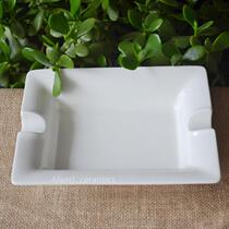 Foreign trade original single tail cigar special large ashtray white ceramic practical home personality small ashtray