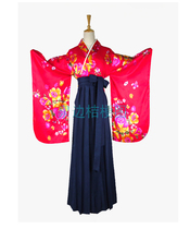 Custom-made kimono hakama two-foot sleeve cosplay kimono graduation hakama two-foot sleeve top custom work fee