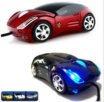 New creative fashion Ferrari car mouse Land Rover Beetle USB photoelectric mouse wireless colorful light sports car