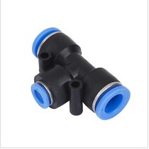 Pneumatic fast splicing head PEG three-way change diameter 12-10-8-6-4 variable diameter three ventilation pipe joints