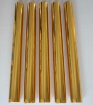 Imported electrochemical aluminum hot gold paper bags shoes clothing stamping gold paper printed gold and silver