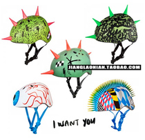 (Old child American with purchase) Super cool bicycle helmet roller skating home furnishings