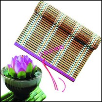 Middle Number Brush Curtain 28 * 30 Bamboo blinds Wenfang Four-treasure brush Brush Curtain Calligraphy Supplies Bamboo curly pencil Pen Curtain