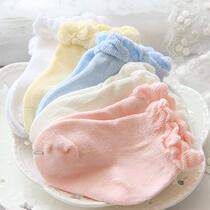 Special price 0-1-2-year-old newborn pure cotton cotton socks male and female baby socks lace loose mouth baby socks